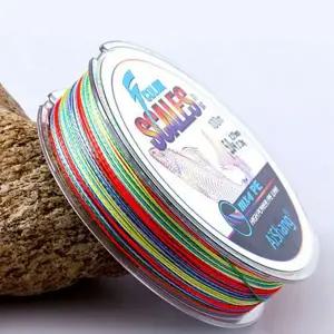 100미터 낚시줄 다이아몬드 고성능 고강도 5색 낚시줄 루어 용품 합사 보관 장비 선상