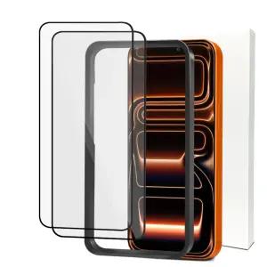 다이아큐브 아이폰17프로 9H AF코팅 3D 강화유리 가이드툴 액정보호필름 2매