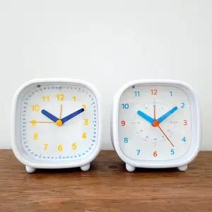브이숍  넥스원 무소음 교육용 어린이 탁상시계 아날로그 조명 미니알람시계  굿딜 BUyuS