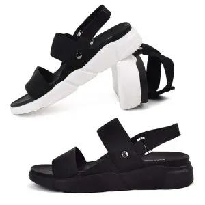 스트랩 밴딩 남성샌들 찍찍이 여름신발 키높이 플랫폼