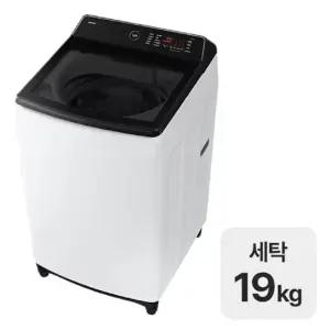 삼성전자 통버블 일반세탁기 WA80F19E8W 19kg 화이트 삼성전자 물류설치 - gh