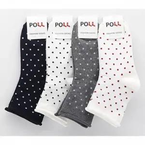 BS 여자 돌돌이패션양말(땡땡이) 10켤레