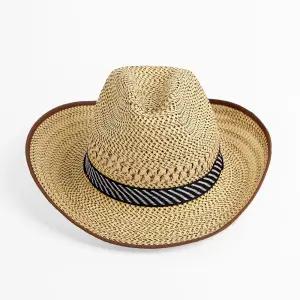 카우보이 스타일 패션모자(남성용)/차단/모자/벙거지/농사/낚시/남성/등산/여성/중년/남자/여름/메쉬/밀짚