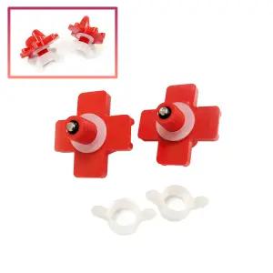 닭 오리 자동 급수기 너트형 수평 니플 병아리 조류 닭물통 급수 닙플