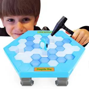 펭귄 트랩 얼음깨기 보드게임 가족 어린이 유아 초등/균형/게임/나들이/놀이/실내/야유회/여행/완구/장난감