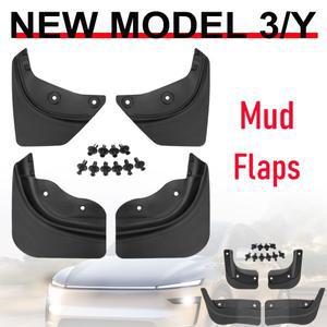 테슬라 모델 Y 주니퍼 3 2025 2026용 소프트 머드 플랩 스플래시 가드 머드플랩 펜더 무드릴링 보호 액세서