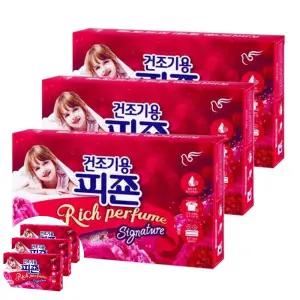 건조기시트 피죤 섬유유연제 플라워 40매 3개