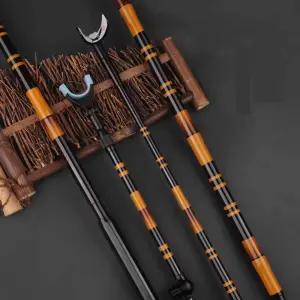 사자후 중층 받침대 꼽기식 초경질 올림 낚싯대 낚시대