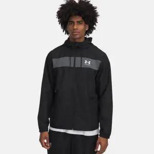 [언더아머](대전신세계)1361621-005 블랙 UA 스포츠스타일 남성 윈드브레이커 재킷 바람막이 발수 방풍 ...