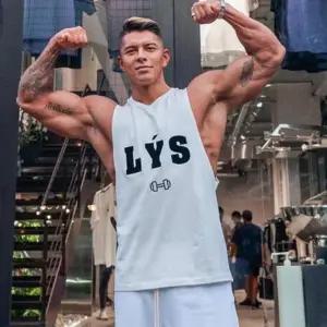 남자 트레이닝 운동복 헬스 짐웨어 나시 티셔츠 LY38 (12836189)