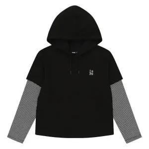 더센트럴 소이주니어 TC01 레이어드 슬림 후드티  26S1452