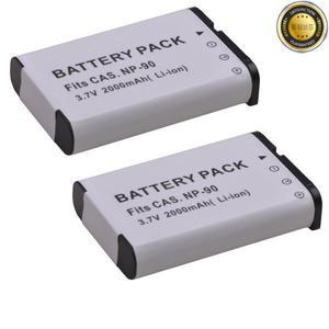 카시오 엑실림 EX-H10 카메라용 2000mAh NP-90 배터리