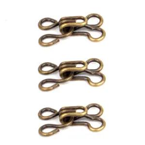 의류 후크버클 100개입- 동색수예용품 목도리 옷수선 부자재 스웨터 연결고리 단추 미니