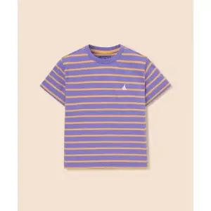 매장정품 빈폴 키즈 BEANPOLE KIDS 스트라이프 반소매 티셔츠 - 오크리드 (BI6242UE2V) BI6242UE2V 179437