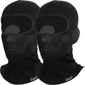 보택 통기성 발라클라바 마스크 남성 여성 여름 자외선 차단 풀 페이스 사이클링 오토바이용 2팩 포장