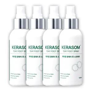 케라좀 원데이 문제성 발 풋스프레이 발각질제거제 120ml, 4개 204528