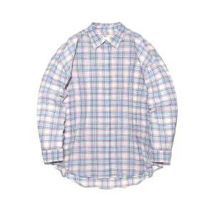 [LEE] 우먼 홀리데이 체크 셔츠 블루 LE2602SH62 BL