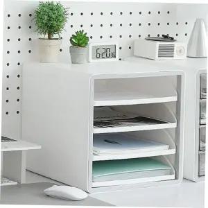 데스크트레이 OFFISYS 멀티 데스크 트레이 오픈형 4단 서류 보관 A4