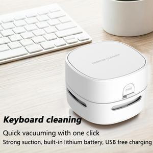 휴대용 데스크탑 진공 청소기 미니 휴대용 테이블 먼지 진공 테이블 스위퍼 데스크탑 키보드 청소 도구 홈