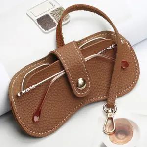 가죽 안경 케이스 홀더 1P 스트랩 선글라스 보관함 가죽안경케이스