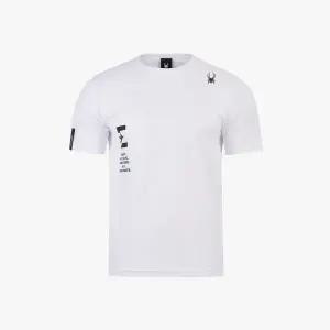 [롯데백화점]스파이더 남성 유로스포츠 모노그램 로고 반팔 티셔츠 SPJMCNRS222MWHT