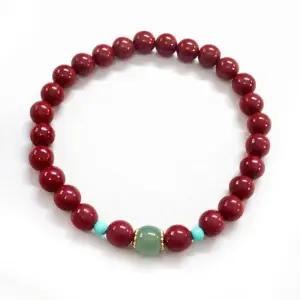 [라일리쥬얼리] Rly H21 화전옥과 경면주사 행운팔찌 소원팔찌