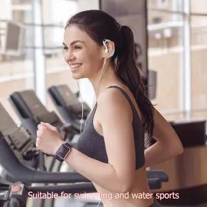 수영 헤드셋 IPX8 방수 유선 이어폰 3.5mm 인터페이스 다이빙 수상 스포츠를 시끄러운 선명한 사운드 음악