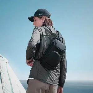 [골드스마일]여행 데일리 아웃도어 멀티포켓 USB충전 BAN E 슬링백 데일리백 여자