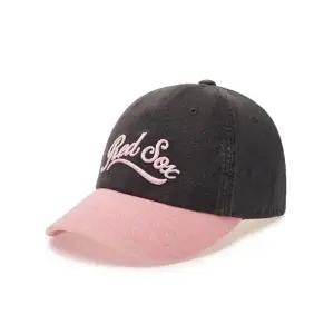 [MLB]모자 JQT 3ACPVL74N-43CGS 바시티 빈티지 컬시브 배색 언스트럭쳐 볼캡 보스턴 레드삭스