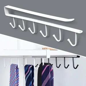 선반 DOS173P0 후크고리 6구 화이트 틈새걸이 주방 옷장 진열