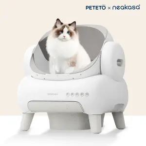 코오롱 페테토 니카사 고양이 자동화장실 M1 Pro 화이트