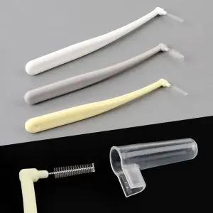 L형 치간 칫솔/일회용/이쑤시게/크리너/요지/이쑤시개/간이/치간솔/세정기/어금니/부드러운/치솔