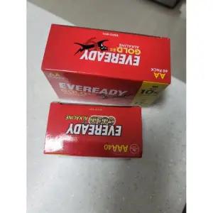 [에너자이저] 에버레디 알카라인 건전지 AA 40입+AAA 40입 (총 80입)