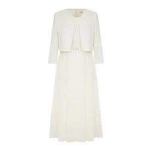 [케네스레이디](센텀시티점)[BYLYNN] 벨티드 레이어드 플리츠 원피스 EWOPOI0600