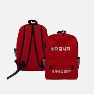 화재감시자 가방(백팩)용품 응급 구급 세트 마스크 안전모 조끼