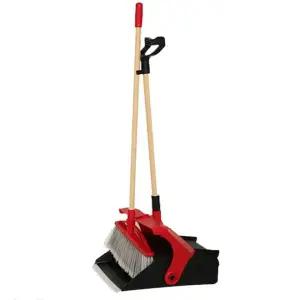 [유토피아]편안손 빗자루 자동쓰레받이 세트 빗자루세트 비세트 장비자루 일체형비세트 마당비세트