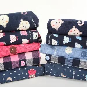 [국산] 특면 100% 40수 8부 여성 남성 커플 잠옷 바지 캐릭터 파자마