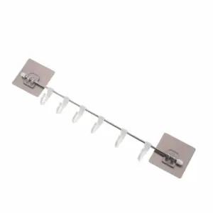 무타공 수납걸이 고리 6개 세트 후크걸이 벽걸이옷걸