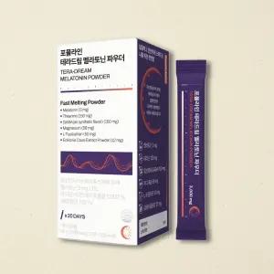 포뮬라인 테라드림 식물성 멜라토닌 파우더 20포, 1개  타트체리 테아닌 L 트립토판