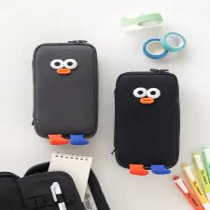 [빅사이즈]로마네 브런치브라더 폼폼 빅 필통 파우치