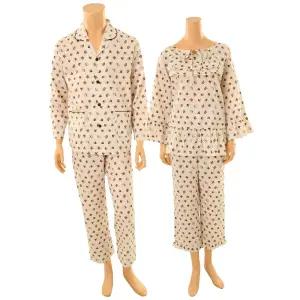 [스타필드 하남] 솔브 세일 부드럽고 고급스러운 면60수 강아지 나염 파자마 (SPA2324M_W)