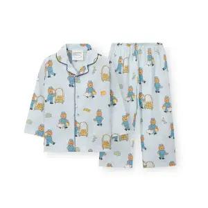 [오르시떼](신세계 사우스시티)아동 H101 벨보이루이 긴소매 파자마 세트