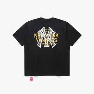 [뉴에라](광주신세계)MLB 뉴욕양키스 리소그래프 티셔츠 블랙 15147518