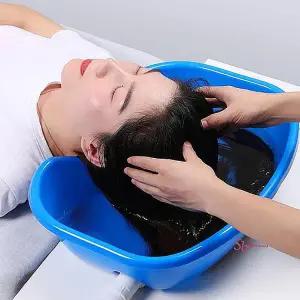 머리감기 노인 누워서 간이세발기 세발기 임산부 대야 노인용 머리감기기 이동식 환자용 샴푸대oiu206