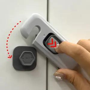 냉장고 서랍장 문열림방지 슬라이드락 걸이형