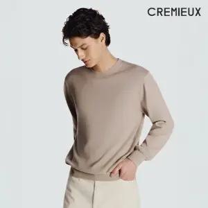 26SS 워셔블 수피마 코튼 100 크루넥 니트