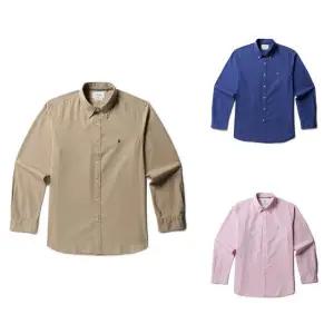 [올젠](천안아산점)베이직한 트윌 솔리드 셔츠 ZOF1WC1304 3컬러 택1