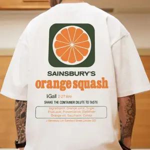 쿨샵 남여공용 오버핏 반팔티셔츠 화려한 프린팅 면티