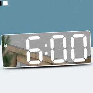 led 탁상 시계 인테리어 디지털 스누즈 무소음 탁상 시계 알람 건전지 날짜 절전 조절 밝기 모드 전자 평일