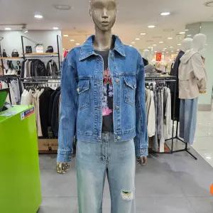 시슬리/애플아울렛/언발란스 셔츠형 데님 자켓 SADK70511